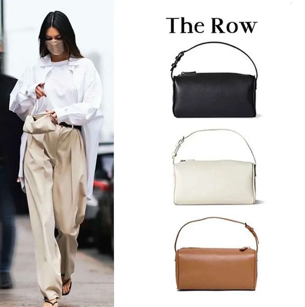 The Row Luxurys Designers Damenmode-Geldbörse und Handtasche, Unterarm-Umhängetaschen, Riemen, weiße Herren-Reise-Quadrat-Lunch-Tasche, Clutch, Lolita-Umhängetasche, Achselhöhle 66