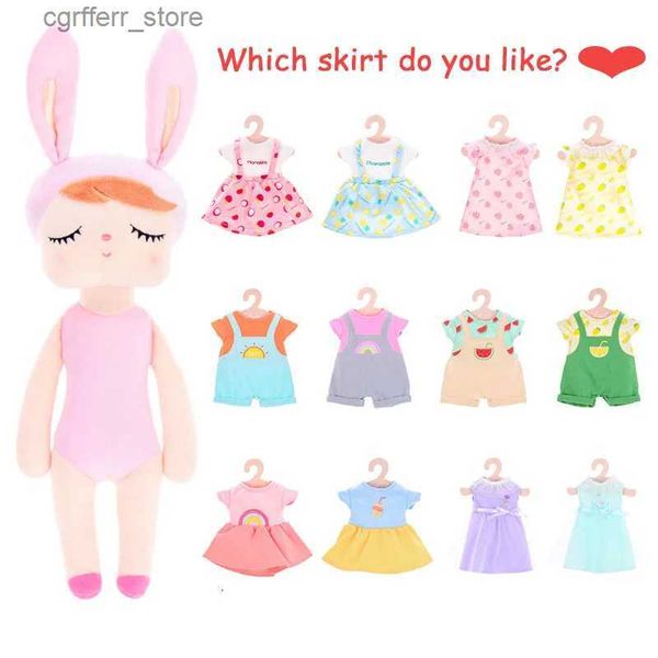 Gefüllte Plüschtiere 12 verschiedene Kleid mit 43 cm Schöne Kleiste Angela Metoo Plush Doll Stofftee Plüschtiere Kinder Spielzeug für Mädchen240327