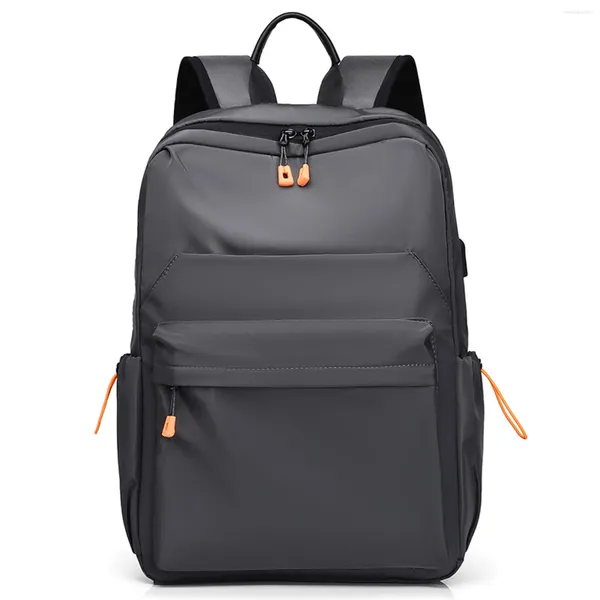 Rucksack Männer 2024 Oxford Wasserdichte Casual Reise Mit USB Ladegerät Port Mode Schule Laptop Tasche Für Frauen