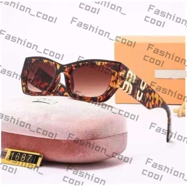 Mui Mui Sonnenbrille Mui Mui Top Muimui Mode Brillengestell Designer Sonnenbrille Damen Anti-Strahlung UV400 Polarisierte Gläser Herren Retro Brille mit Original 741