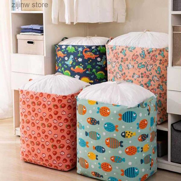 Outra organização de armazenamento doméstico Cubo Dobrável Cesta de armazenamento de tecido Organizador de armário Caixas de armazenamento de roupas Organizador de prateleira de escritório doméstico Organizador de brinquedos infantis Y24