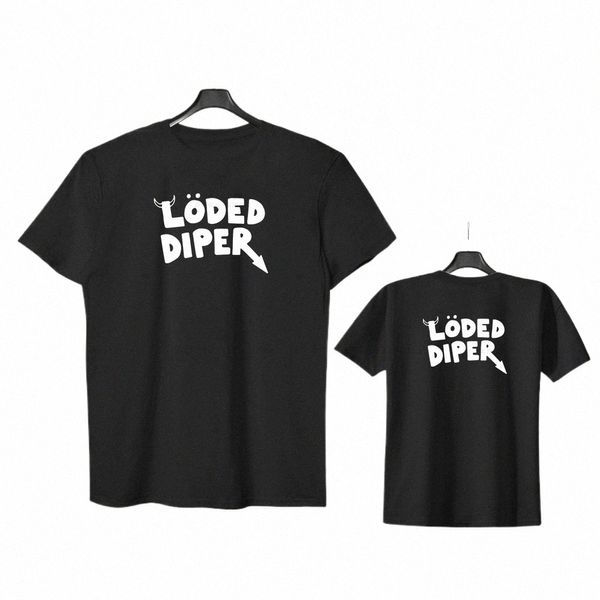 Loded DIPER DIARY OF A WIMP KID Plus Size T-Shirt Marke T-Shirt Sommer Cott Kurzarm Übergroßes Harajuku Top 78y4 #