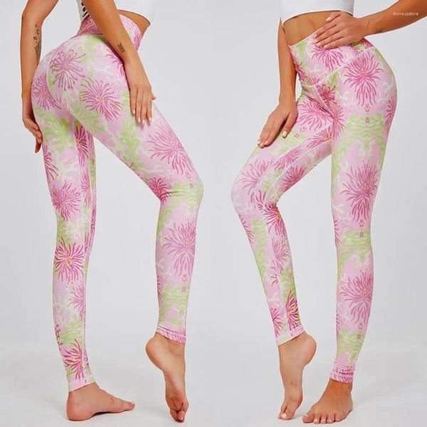 Abiti da yoga Leggings Sport Pantaloni da fitness da donna Sport senza cuciture da corsa Pantaloni sportivi da palestra elastici a vita alta per F3