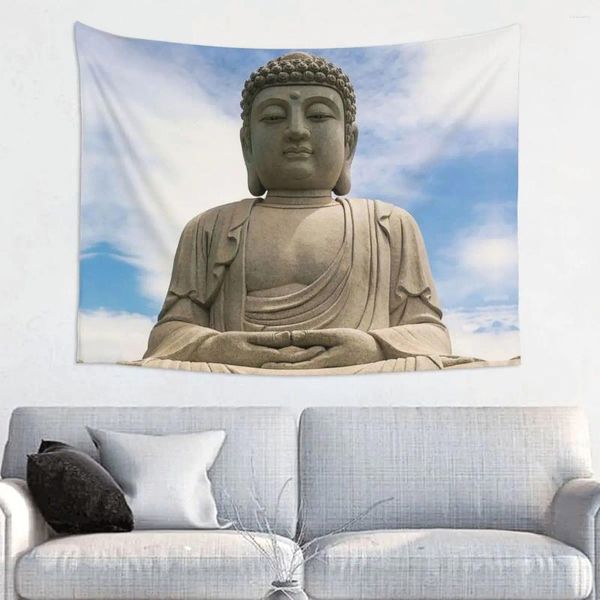 Wandteppiche, Meditation, spirituelle Buddha-Statue für Tischdecke, buddhistischer Buddhismus, Hippie, Wandbehang, Wandteppich, Heimdekoration