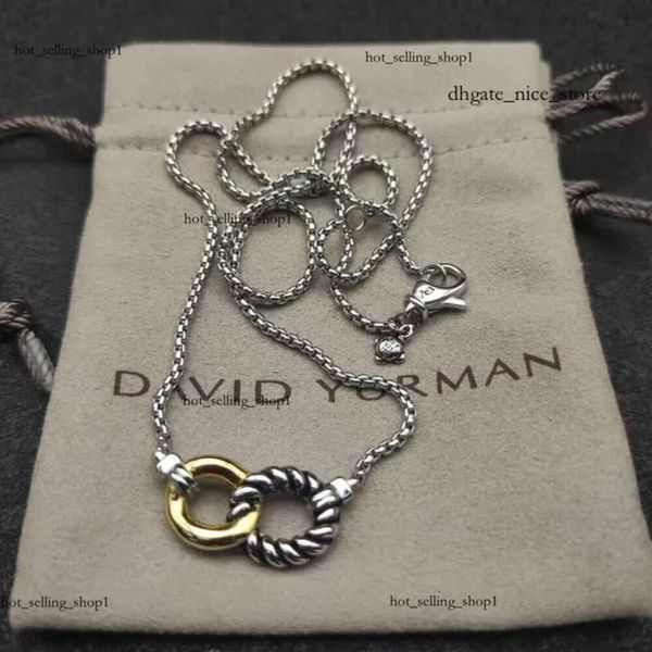 Dy Homens Anel David Yurma Anéis para mulheres jóias de designers prata Dy colar masculino jóias de luxo Mulheres homem menino Lady Gift Party High Quali 7150