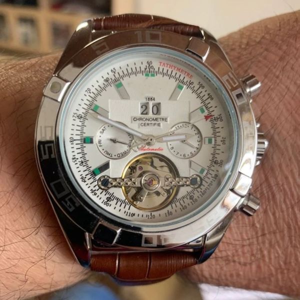 Orologio di lusso da uomo originale Bretiling Breightling Tourbillon Cronografo Chronomat Orologi di design Orologio di alta qualità per uomo Montre De Luxe Dhgate Nuovo