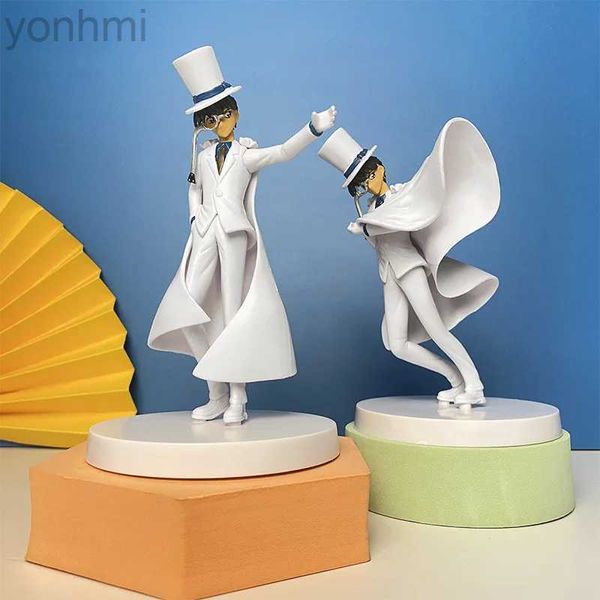 Anime manga 15cm 2pcs/set anime dedektif conan çocuk hayali hırsız kuroba kaito serin sihirbaz model dekorasyon oyuncakları 24329