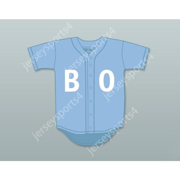 BASEKETBALL BO JACKSON BO MAGLIA BASEBALL AZZURRO SESAME STREET MAGLIA BASEBALL Top cucito