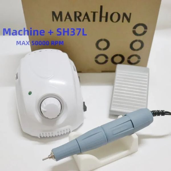 STRONG MARATHON Champion-3 H37LN Griff 45000 U/min Elektrischer Nagelbohrer STRONG 210 Mikromotor-Schleifmaschine für Nagelkunstwerkzeuge 240318