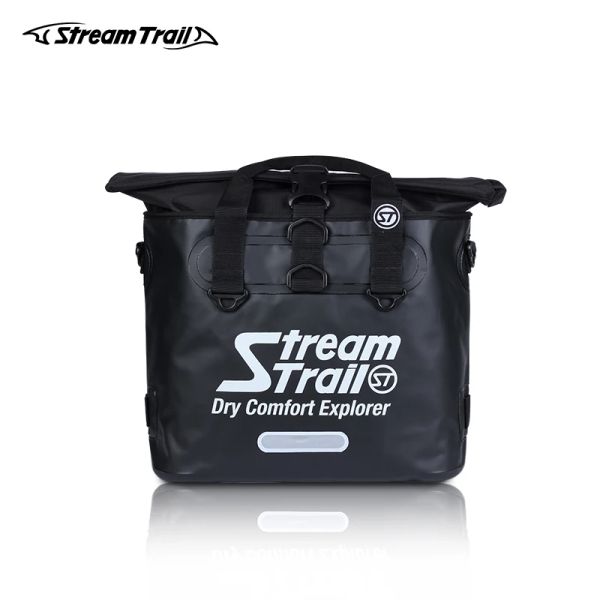 Sacos Stream Trail Impermeável Mochila Ao Ar Livre Marche DX1.5 Riders 23L Bolsa de Ombro Saco Seco Resistente à Água RollTop Fechamento Daypack