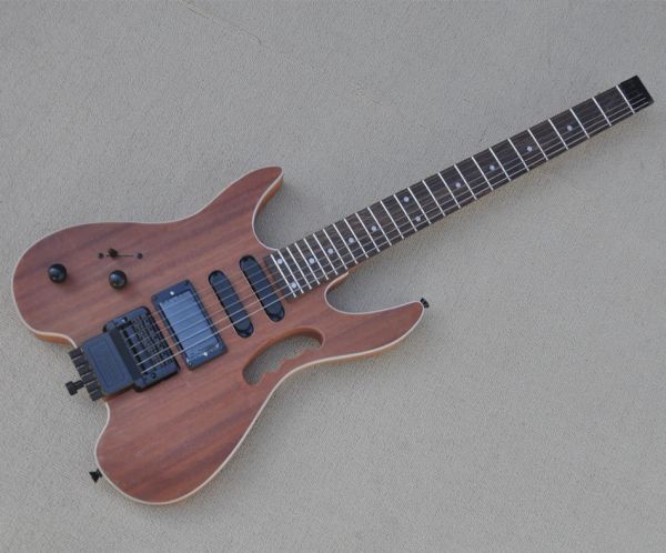 Guitarty Factory sem canhoto de canhoto com canhoto guitarra com top de pau -rosa, ofereça personalizar