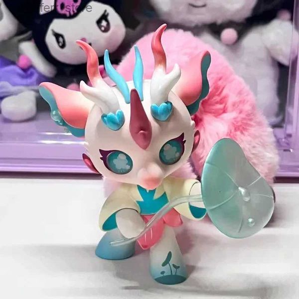 Serie di peluche di peluche imbottite Serie Blind Box Blind Cute FRA2024NEW Grace Plush Boll Display Dragon Dragon Year Girl Girl Toys Gift240327