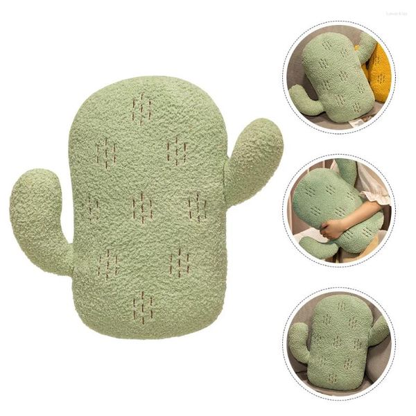 Kissen Kaktus Babydoll Plüsch Dekor Überwurf Sukkulenten geformtes Design Verzierung bezaubernde Puppen