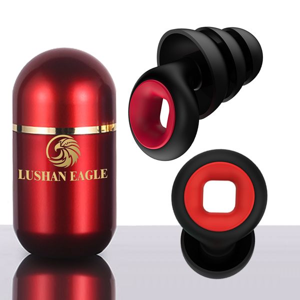 Lushan Eagle Earplugs Ses Engelleyen Yumuşak Yeniden Kullanılabilir İndirgeme Gürültü Uyku, Çalışma, Uçma, Konser, DJ, Bar, Ofis