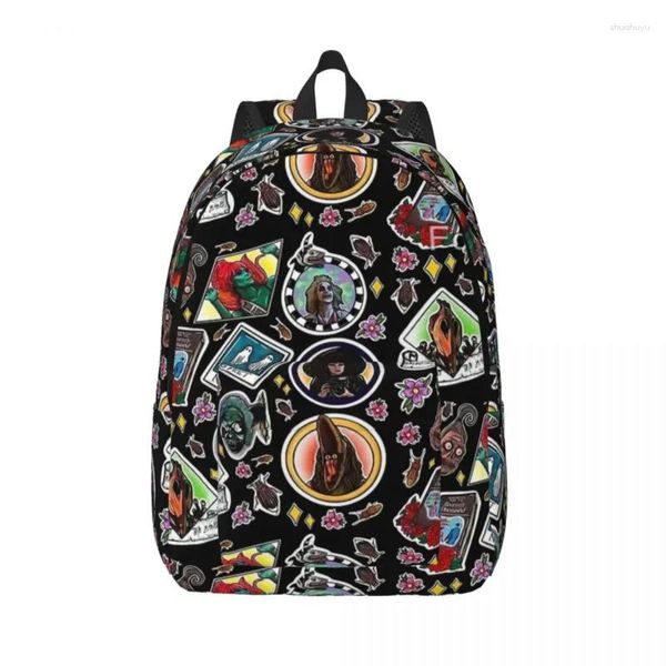 Sacos de armazenamento Beetlejuice Gang mochila para menino menina crianças estudante escola bookbag daypack pré-escolar saco primário caminhadas