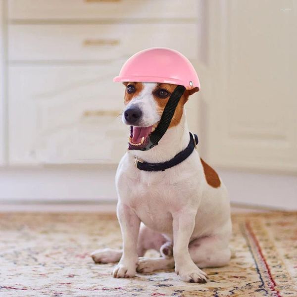 Cão vestuário animal de estimação chapéu protetor filhote de cachorro brinquedos segurança para chapelaria decoração de plástico gato