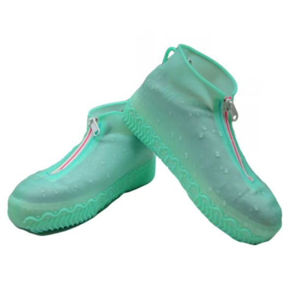 Capas antiderrapantes para sapatos, acessórios unissex reutilizáveis, capas de chuva para homens, mulheres, crianças, capas para sapatos à prova d'água, galochas
