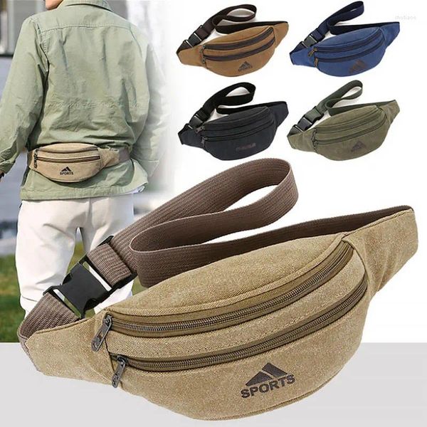 Sacos de cintura Durável Homens Fanny Pack Belt Hip Bum Militar Tactical Running Bag Bolsa