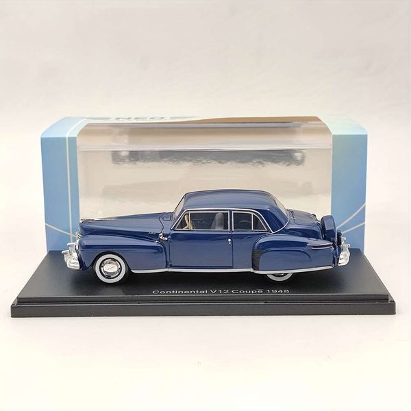 NEO МАСШТАБНЫЕ МОДЕЛИ 1:43 Linc~ln Continental V12 Coupe 1948 Blue NEO47090, игрушки из смолы, модель автомобиля, коллекционные рождественские подарки, элитные