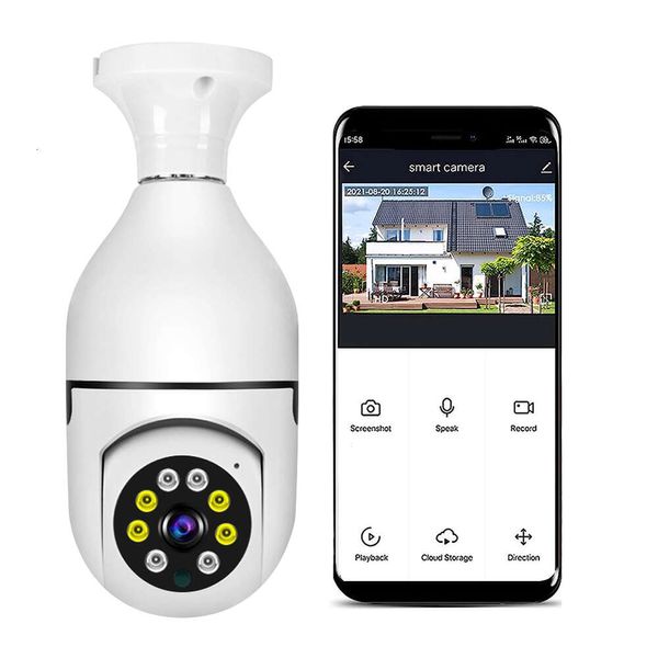 2,4G 5G WIFI E27 Glühbirne Kamera Drahtlose 1080P IP Kamera Nachtsicht Wasserdicht Automatische Menschen Tracking für Indoor Outdoor