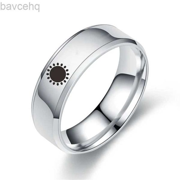 Eheringe 6 mm Sonne Mond Paar Ringe Damen Herren Eheringe Verlobungsring für Männer Jahrestag personalisierter Schmuck Damen Ringe 24329
