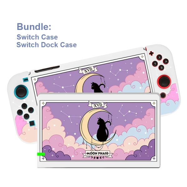 Custodie Custodia Funda Custodia protettiva agganciabile per Nintendo Switch per Nintendo Switch Custodia per controller JoyCon Shell per NS Switch