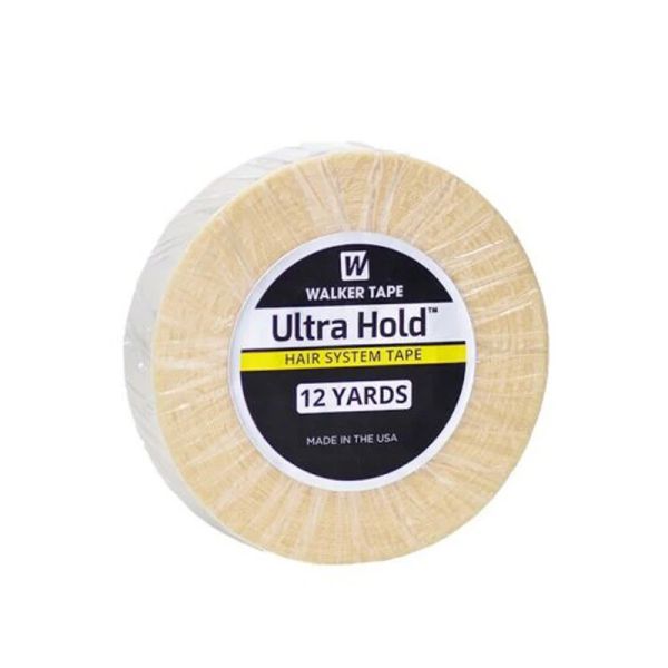 Klebstoffe 12 Yards Ultra Hold Haarband Doppelseitiges Klebeband Wasserdichtes Perückenband für Haarverlängerungen/Toupet/Spitzenperücken