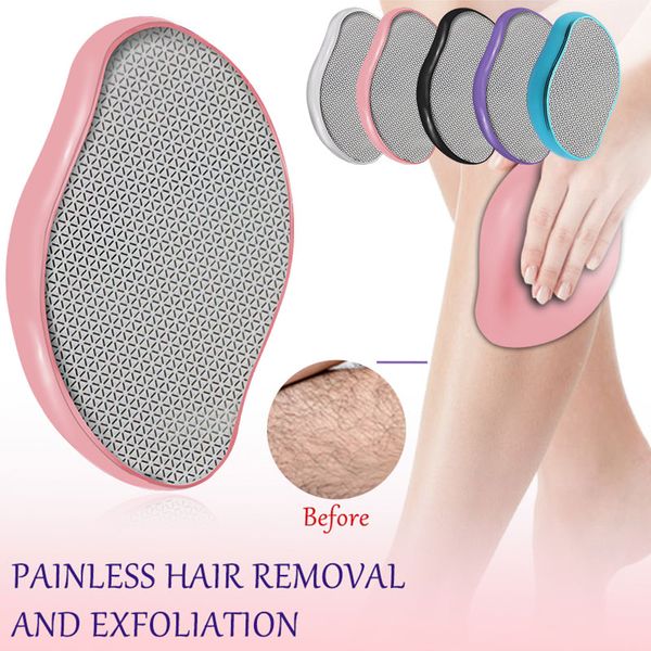 Hot Crystal Physical Hair Removal Eraser Glass Hair Remover Donne Epilatore indolore Strumento riutilizzabile per la depilazione per la cura della bellezza del corpo