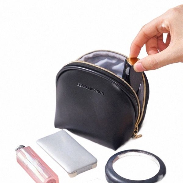 Einfarbig Lippenstift Tasche für Frauen Kleine Wasserdichte Kosmetik Tasche Reise Mini Make-Up Tasche Lippenstift Schönheit Fall Neceser Mujer Neue q9E3 #