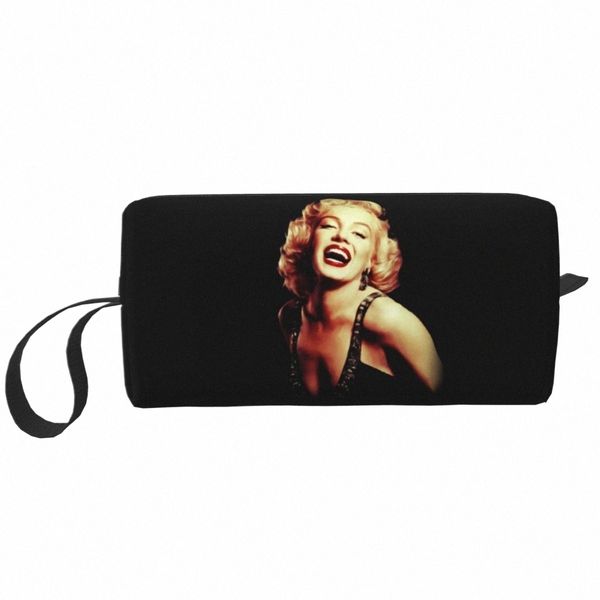 Bonito Sexy Golden Girl Viagem Saco de Higiene Pessoal para Mulheres Maquiagem Saco de Cosméticos Sacos de Armazenamento de Beleza Dopp Kit Case Box W98h #