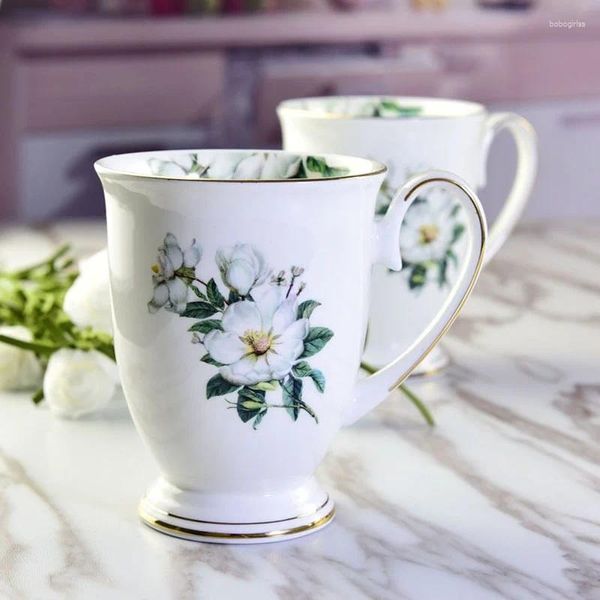 Tassen Chinesischen Stil Chrysantheme Kreative Bone China Keramik Hohe Qualität Kaffee Milch Wasser Getränke Büro Business Tee Tasse