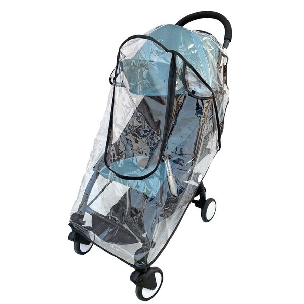 Segurança EVA Baby Car Rincoat Stroller Acessórios Rain Cover Seguro para Crianças Carriação Portátil Portátil