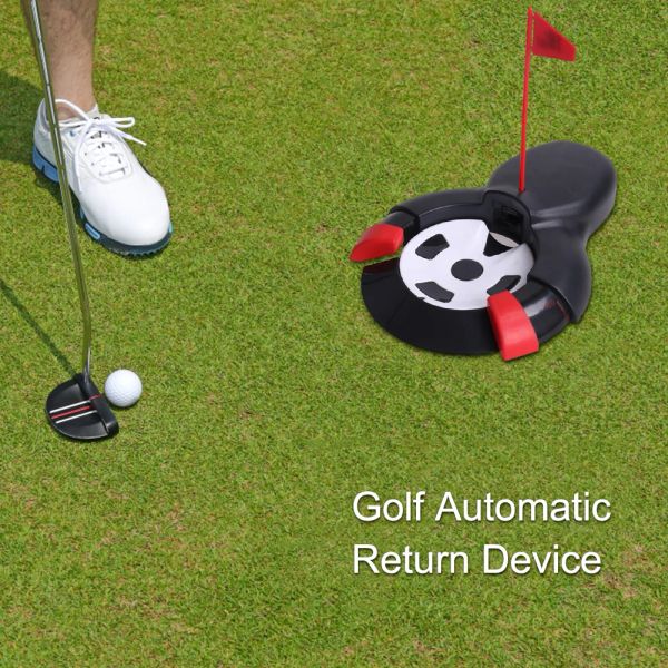 AIDS Golf Returner Automatic Training Tool Golf Hole Auto Возвращение тренировочного мяча для гольф -шар обратно машина для гольф