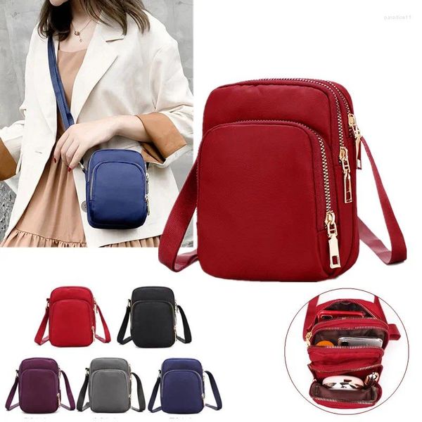 Abendtaschen LKEEP Frauen Crossbody Reißverschluss Handy Umhängetasche Dame Weibliche Multifunktions Handtasche Handgelenk Geldbörse Zelle