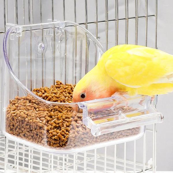 Diğer Kuş Malzemeleri 2/3 Budgie Cage Güvenli ve Malzemeler Happy Easy Clean Besleyici dış mekan