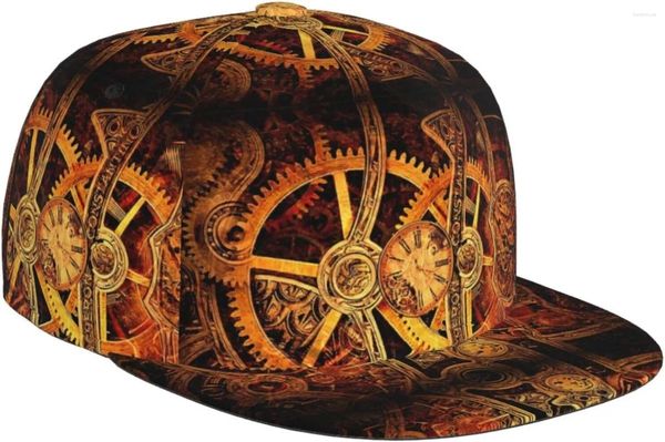 Bonés de bola Steampunk Relógio Boné de beisebol masculino feminino ajustável snapback chapéu