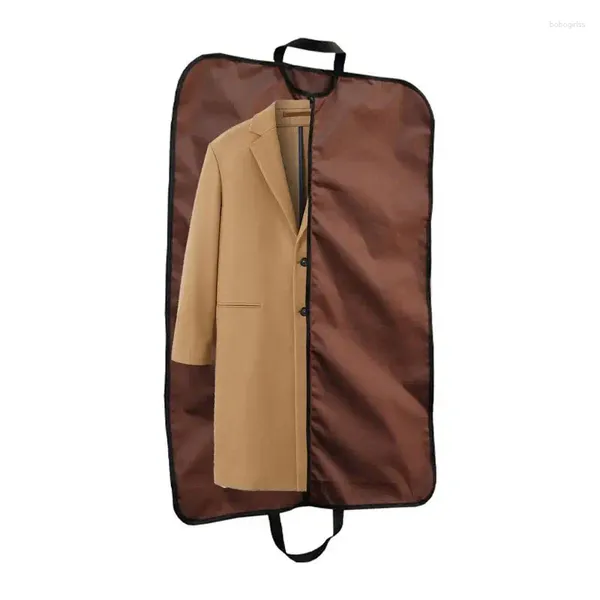 Сумки для хранения, дышащий чехол для костюма с двойной ручкой, дизайн из ткани Оксфорд, защитная сумка для рубашки, футболки