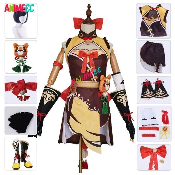 Cosplay Cosplay Cosplay XianGling Cosplay Wig Anime Game Genshinimpact Xiang Ling Fort Facheen Fantas