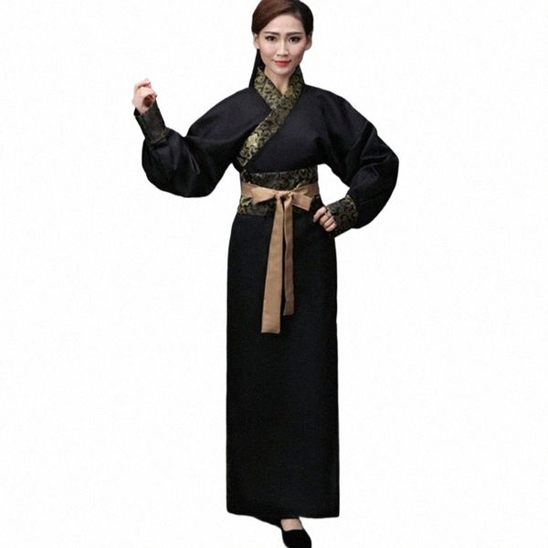 Mulher elegante chinês hanfu tradicional antiga dinastia han dança traje feminino desempenho de palco festa ano novo roupas x73q #