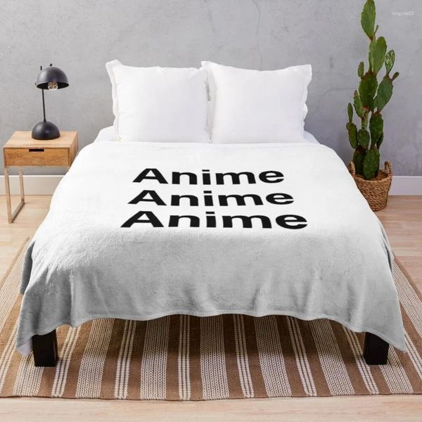 Cobertores Anime - Hobbies Camisas Adesivos Desenhos Animados Asiáticos Cama Cobertor Ponderado