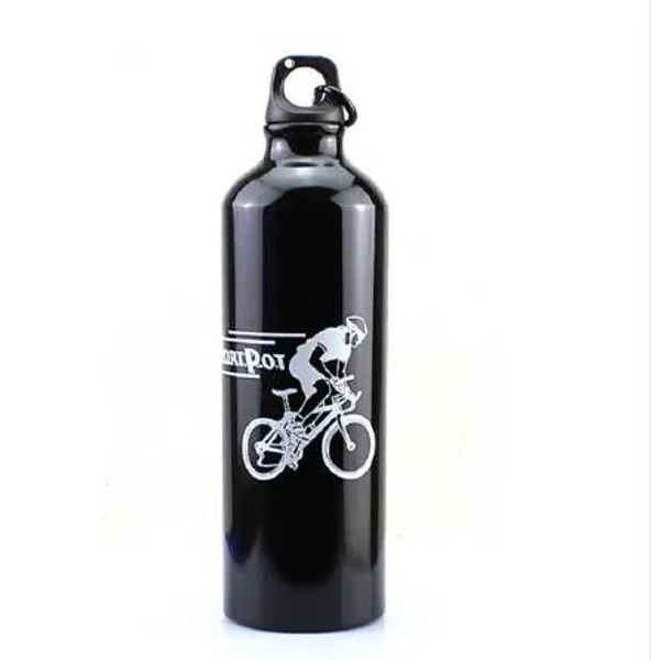 Gabbie per bottiglie d'acqua Bottiglia per bevande da 750 ml Lega di alluminio Mtb Bike Sport all'aria aperta Cam Escursionismo Bottiglie da ciclismo8579845 Consegna a goccia S Dhvia