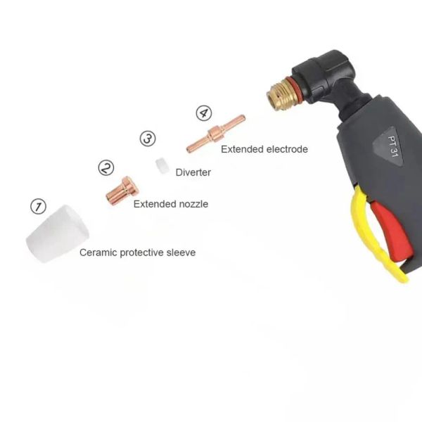 Plasma Cutter Tip Electrodes Nozzzles Kit LG-40 PT-31 CORTE DE CORTE DE PLASMAS BOCO