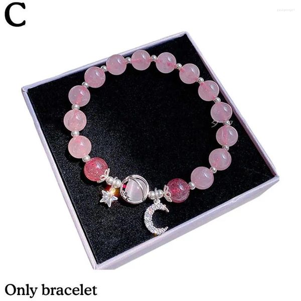 Strand Fashion Moonlight Crystal Bracciale Luce Gioielli da donna di lusso Arco Opale Stella Bracciali Accessori