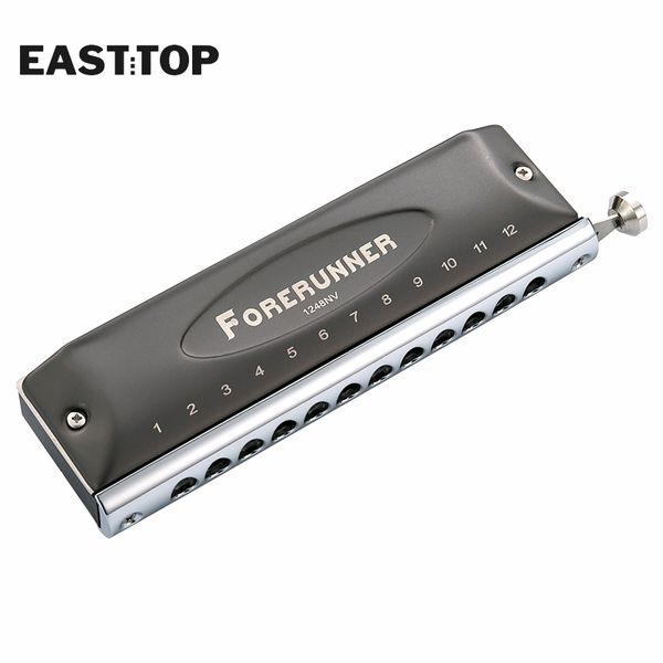 Easttop Harmonica Music Instruments Ключ C 12 лунок 48 тонов хроматические инструменты мюзиклы хроматические соревнования 1248NV