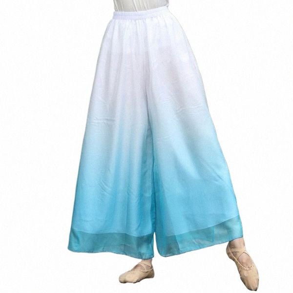 1 шт./лот женские свободные брюки для китайских народных танцев женские классические широкие брюки для народных танцев c6OY #