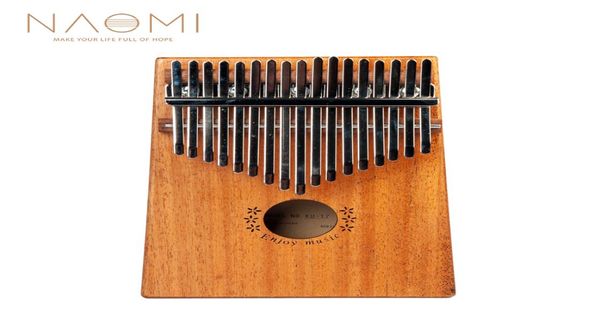 NAOMI 17 Tasten Kalimba Daumenklavier Daumenfingerklavier 17 Tasten Sapele Holz Musikinstrument New5142600