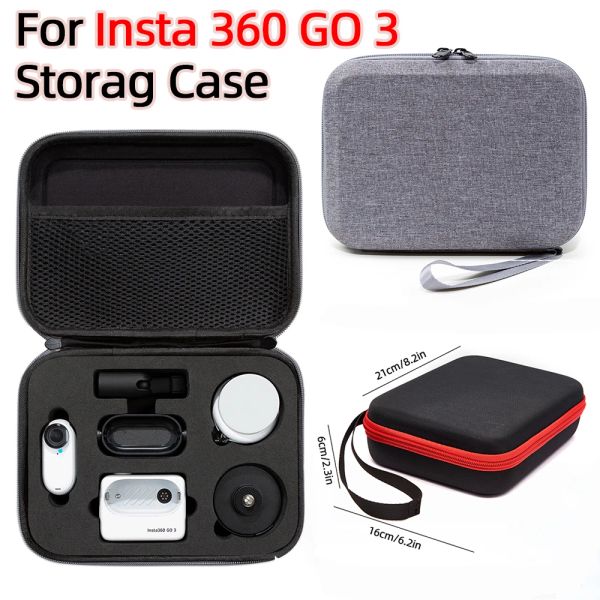 Accessoires für Insta 360 Go 3 Bag Action -Kamera -Beutel mit Insta 360 Go3 Zubehörkoffer