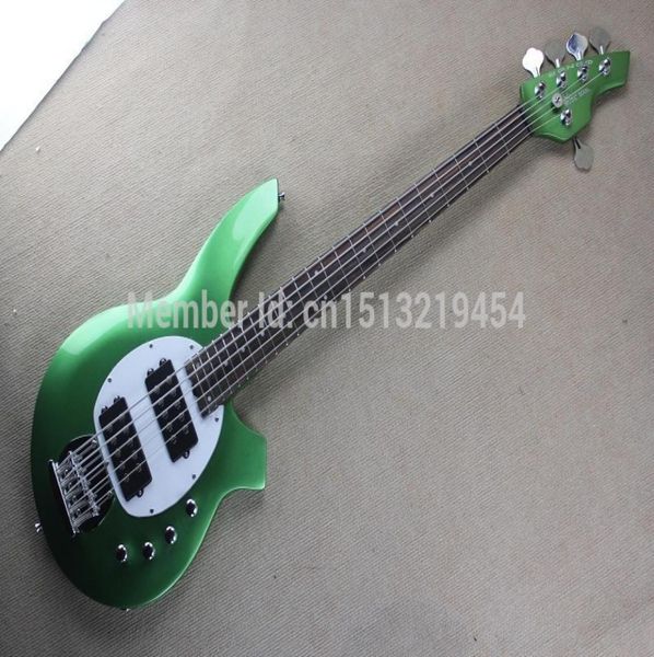 Vendo Active Pickup Musicman Bongo Basso elettrico a 5 corde verde chiaro 6455685