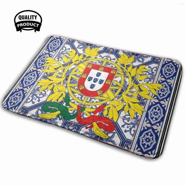 Teppiche Portugal 3D Haushaltswaren Matte Teppich Teppich Kissen Portugiesisch Azoren Azoren Madeira Hahn Galo Barcelos