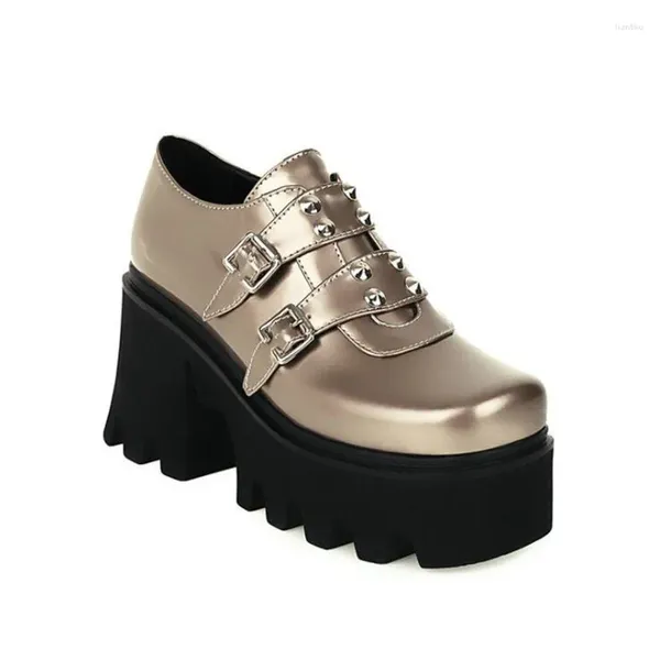 Обувь для фитнеса, большой размер 43, удобные прогулочные ботинки на Хэллоуин, брендовые ремни с пряжками, модные черные крутые женские ботильоны в стиле готический панк, мотоциклетные ботинки